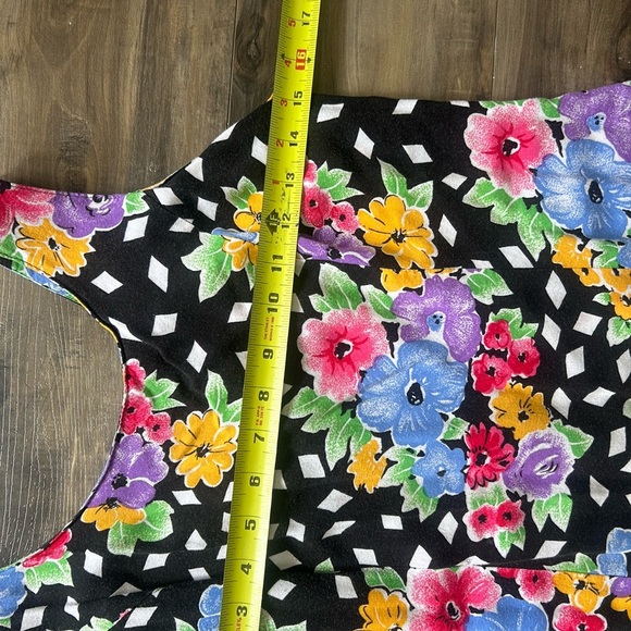 Floral Ruffled Tiered Sundress Scoop Neck - Picture 3 of 4